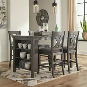 CAITBROOK GRAY DINING ROOM COUNTER TABLE