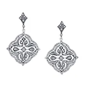 Azaara Vintage Clover Earrings