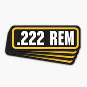 “.222 REM” Ammo Label (4-Pack)