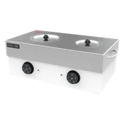Double Hybrid White Wax Warmer - 2.2 Lb - 14 Oz (Hard and Soft Wax)