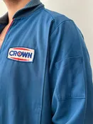 1950s Vintage Crown Gas Station Attendant Jacket and Pants Set