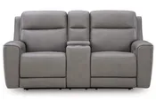 5Z-Comfort Power Reclining Loveseat with Console