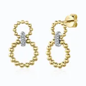 0.07ct Diamond Circle Earring