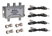 4 Way SiriusXM Satellite Radio Amplified Splitter Kit