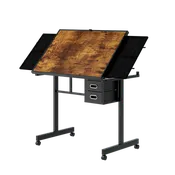 1000 Pieces Jigsaw Puzzle Metal Table with 4 Trays and 2 Drawers