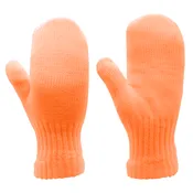 Knit Traffic Mittens -Orange