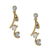 0.46 CT Round Diamond Stud Earrings