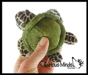 1 Cute Small Turtle Plush Stuffed Animals- Adorable Tiny Min