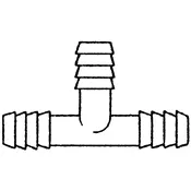 Plumbing: Poly Barbed Tees