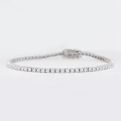 Diamond Tennis Bracelet - 14K White Gold - 2.05ct.
