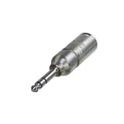 Adapter - 3 pin male XLR to 1/4" stereo plug