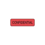 Confidential Labels - 2-1/4" x 7/8"