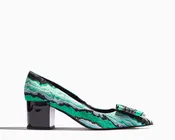 PIERRE HARDY Swirl Print Modern Bow Loafer