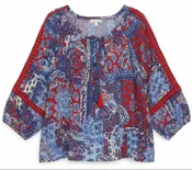Bell Sleeve Americana Top
