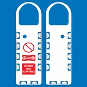 NH-108-0 Danger Do Not Use Scaffold Tag Holder