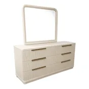 2pc Dresser with Mirror 075 - Colfax Furniture | Affordable Furniture in the Triad