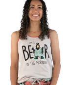 Bear in the AM Women's Tank Top