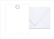 Monogram Stars A2 Stationery — Missing Q Press