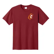 Adult Short Sleeve T-Shirt Left Chest Stallion