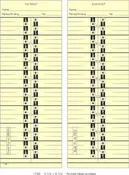 179050: Monthly or Semi-Monthly Time Cards, Box of 1000