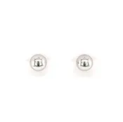 3 mm Ball Stud Earrings, Sterling Silver | Brilliant Fine + Custom Jewelry