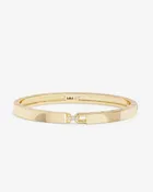Ashley Lock Cuff 6mm - Gold|White Diamondettes