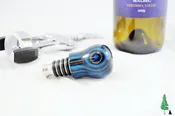 Bottle Stopper – SpectraPly Dark Aqua with Stainless Steel