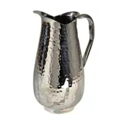 BEVERAGE PITCHER SILVER HAMMERED
