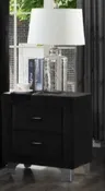 Azar Velvet 2-Drawer Nightstand
