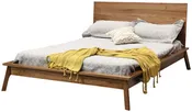 Cambridge Solid Hardwood Mid-Century Modern Platform Bed