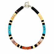 Gerard & Mary Calabaza Multicolor Heishi Bracelet, 6 3/4"