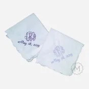 Women’s Handkerchief with Monogram & Date