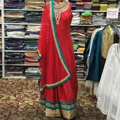 Anarkali Churidar Dupatta/gown Size 40