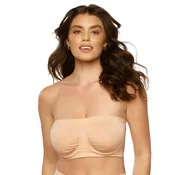 Body Smooth Seamless Underwire Bandeau Bra - Cameo Rose