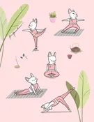 "Yoga" art print