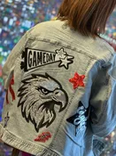 Eagle Fan Jean Jacket