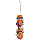 A &amp; E Cages Happy Beaks Color Splash Bird Toy