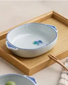 Arita ware Hand draw Radish 18.5cm Bowl(Gift Box)