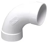 2-Inch Central Vacuum 90-Degree Long Sweep Elbow Fitting