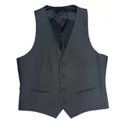 Charcoal Wool Vest