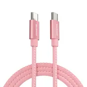 Powertek Glow in the Dark USB-C to USB-C Charging Cable (5ft)