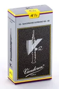 10 Vandoren Soprano Saxophone Reeds V12 #4.5
