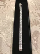 .925 Sterling Silver CZ Bracelet