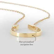 Limited Edition Personalized Kentucky Derby® Gold Horseshoe Necklace