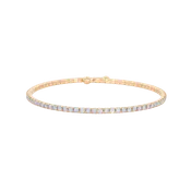 Blue Opal Classic Crystal Bangle Bracelet