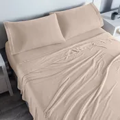 Almond Jersey Sheets