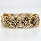 Breathtaking Alexandrite and Diamond Bracelet