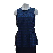 Club Monaco Geo Print Top Navy Print – 10 PC LOT