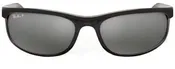 A63  RAY-BAN  PREDATOR 2 RB2027 601/W1 62 BLACK / DARK GREY POLARIZED