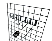 10" Grid Hook-Black